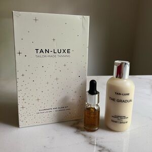Tan Luxe Illuminate and Glow Set “The Face” “The Gradual” Tailor-Made Tanning